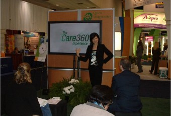 MPG crafted an interactive live presentation for Quest Diagnostics' trade show display.